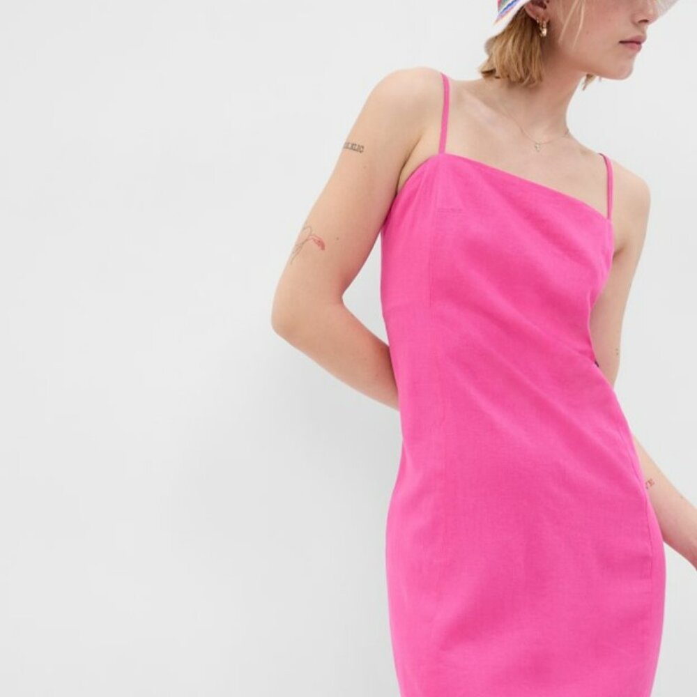 Linen Blen Mini Dress